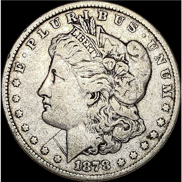 1878 Silver Morgan Dollar LIGHTLY CIRCULATED