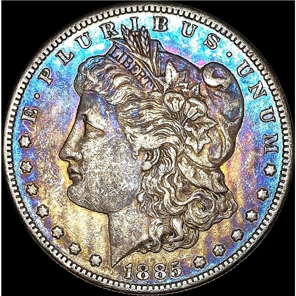 1885-S Silver Morgan Dollar NEARLY UNCIRCULATED