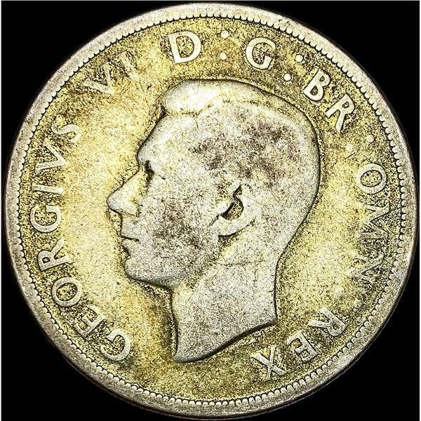1937 Silver Crown George VI Great Britain NICELY CIRCULATED