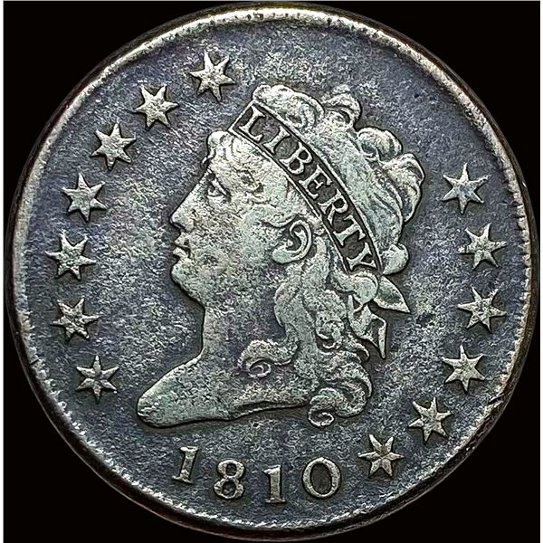 1810 Classic Head Large Cent LIGHTLY CIRCULATED