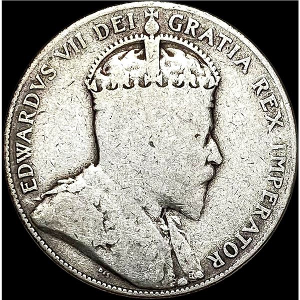1905 Canada Silver 50 Cents NICELY CIRCULATED