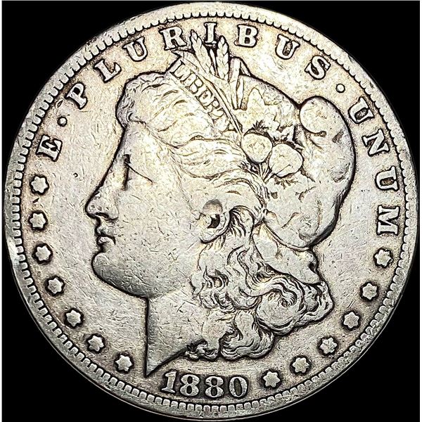 1880-CC Silver Morgan Dollar LIGHTLY CIRCULATED