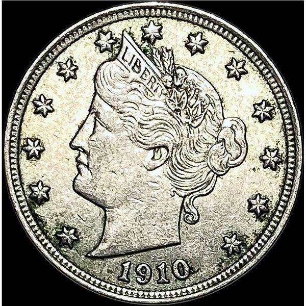 1910 Liberty Head Nickel CLOSELY UNCIRCULATED