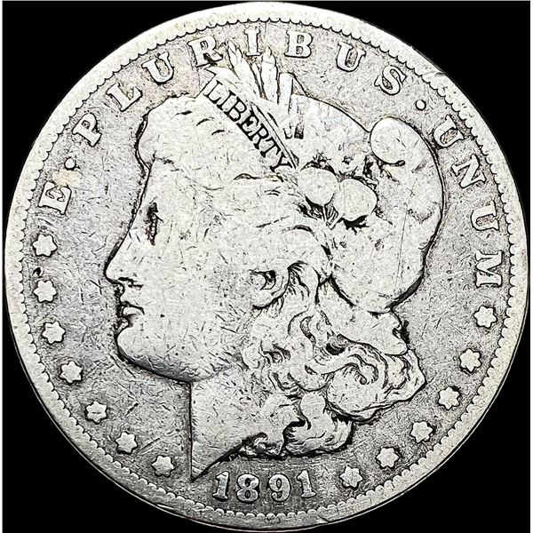 1891-CC Silver Morgan Dollar NICELY CIRCULATED