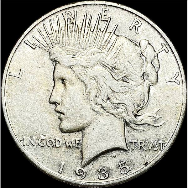 1935-S Silver Peace Dollar NEARLY UNCIRCULATED