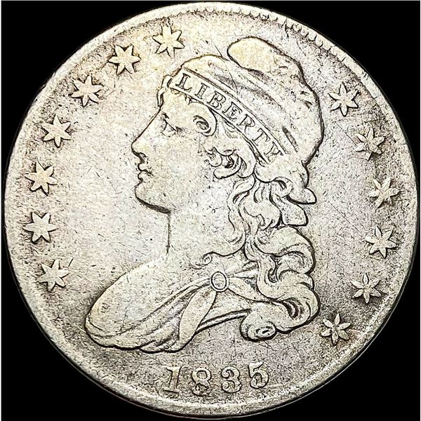 1835 Capped Bust Half Dollar LIGHTLY CIRCULATED