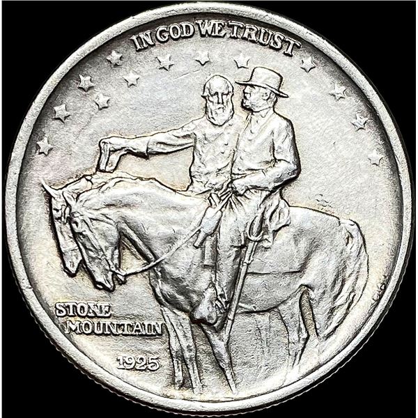 1925 Silver Stone Mountain Half Dollar UNCIRCULATED