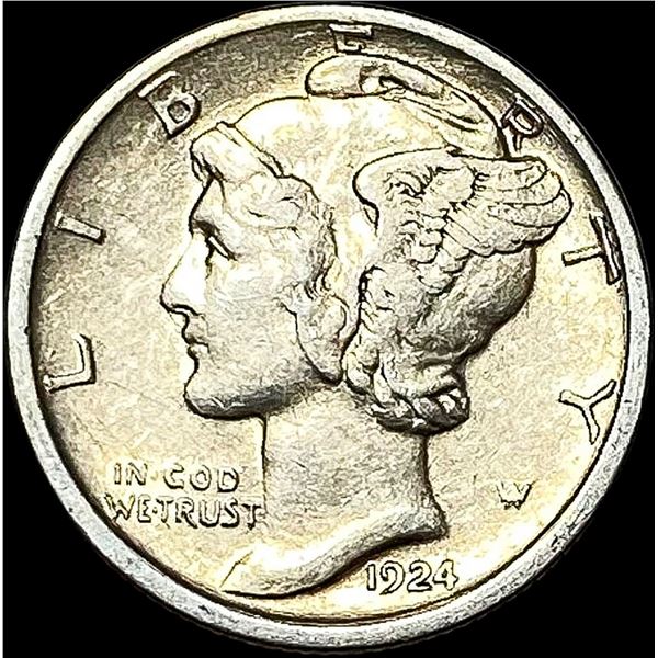 1924-D Silver Mercury Dime CLOSELY UNCIRCULATED