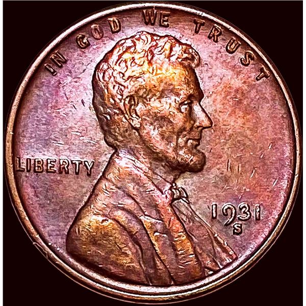 1931-S Lincoln Wheat Cent CLOSELY UNCIRCULATED
