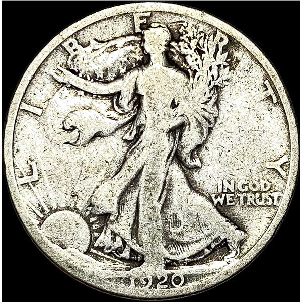 1920-D Walking Liberty Half Dollar NICELY CIRCULATED