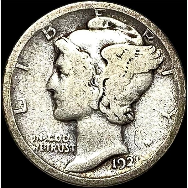 1921 Silver Mercury Dime NICELY CIRCULATED