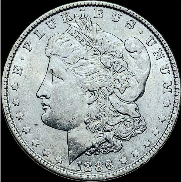 1886 Silver Morgan Dollar CHOICE AU