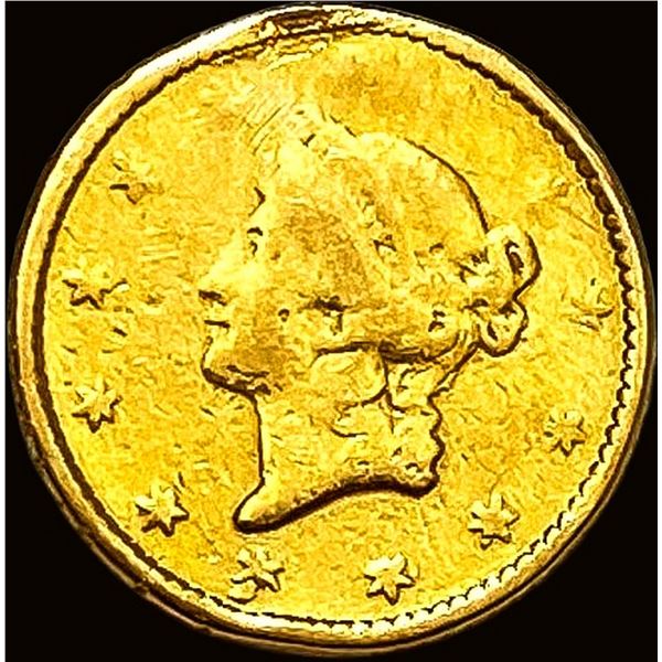 1852 Gold $1 Liberty Head Type 1 HIGH GRADE