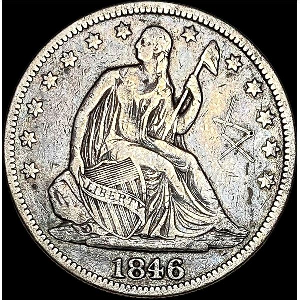 1846 Seated Liberty Half Dollar HIGH GRADE