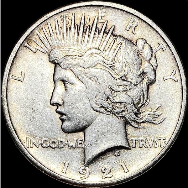 1921 Silver Peace Dollar CLOSELY UNCIRCULATED