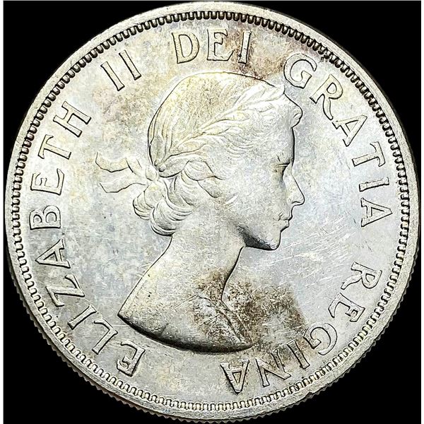 1958 Canada Silver Dollar British Columbia UNCIRCULATED
