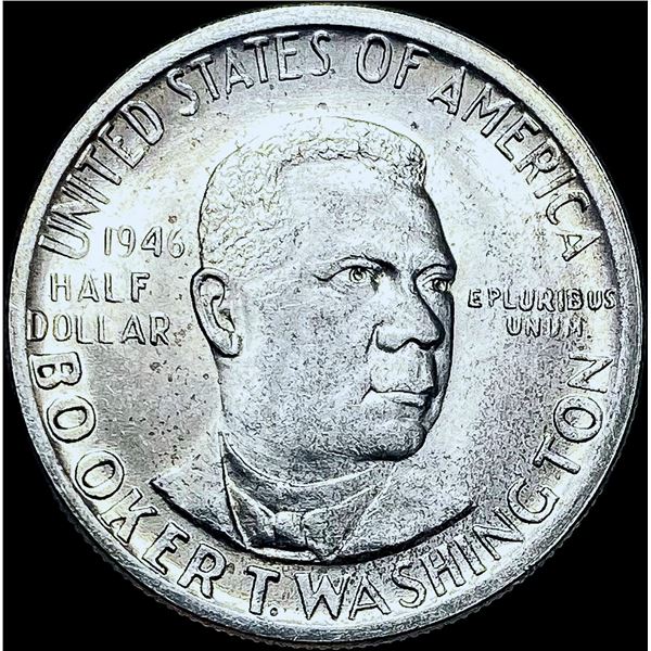 1946-S Booker T. Washington Half Dollar CHOICE BU