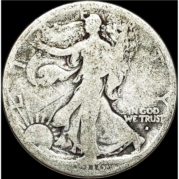 1916-S Walking Liberty Half Dollar NICELY CIRCULATED