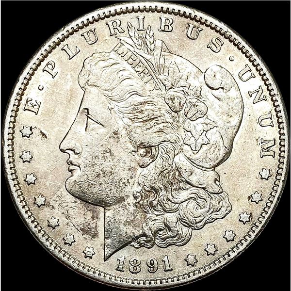 1891-S Silver Morgan Dollar CLOSELY UNCIRCULATED