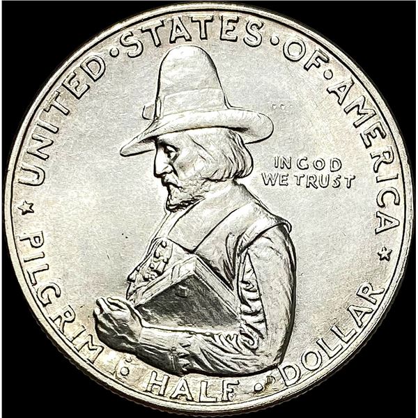 1920 Silver Pilgrim Half Dollar UNCIRCULATED