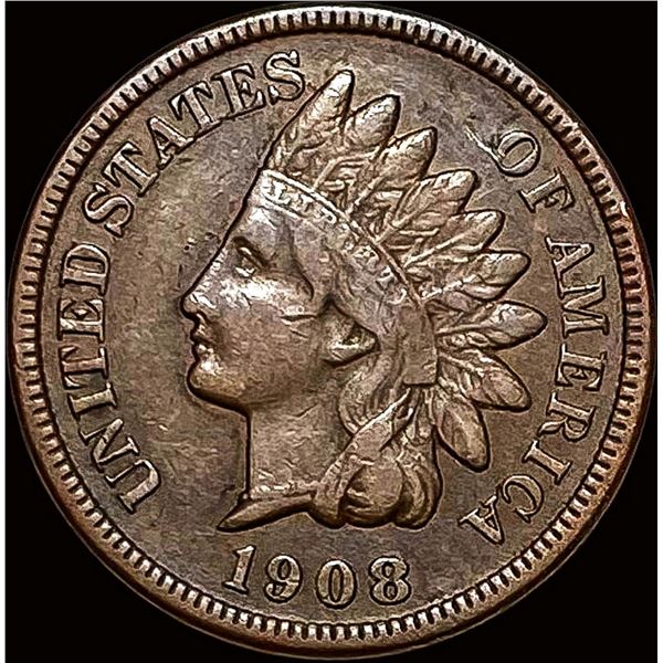 1908-S Indian Head Cent LIGHTLY CIRCULATED