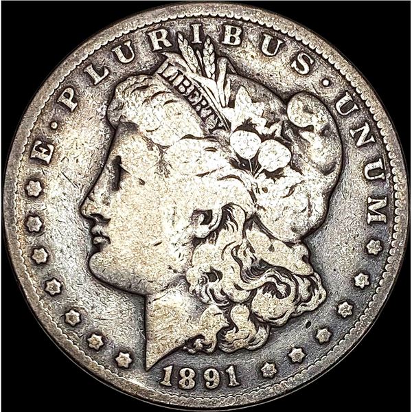 1891-CC Silver Morgan Dollar NICELY CIRCULATED