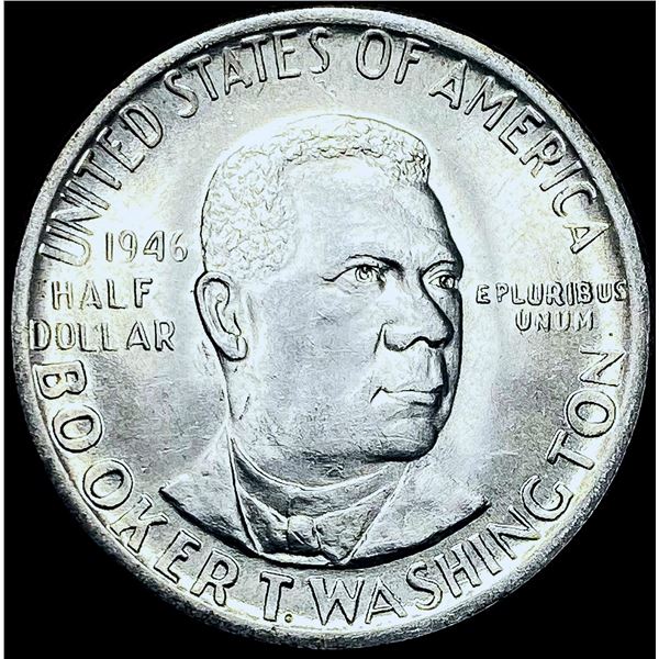 1946 Booker T. Washington Half Dollar CHOICE BU