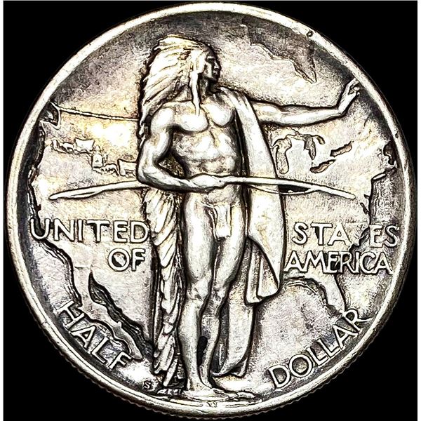 1926-S Silver Oregon Trail Half Dollar CLOSELY UNCIRCULATED