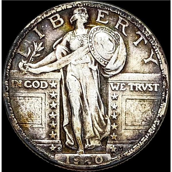 1920-S Standing Liberty Quarter NEARLY UNCIRCULATED