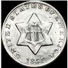 Image 1 : 1851 Silver Three-Cent Piece UNCIRCULATED