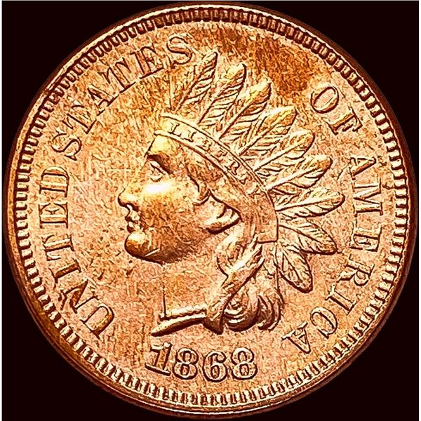 1868 Indian Head Cent CLOSELY UNCIRCULATED