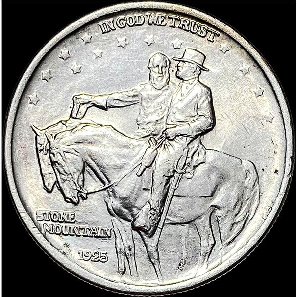 1925 Silver Stone Mountain Half Dollar UNCIRCULATED
