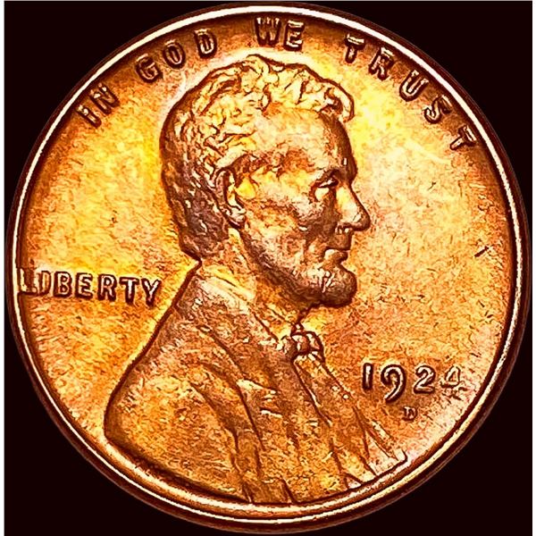 1924-D Lincoln Wheat Cent CLOSELY UNCIRCULATED