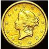 Image 1 : 1851-C Gold $1 Liberty Head NEARLY UNCIRCULATED