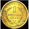 Image 2 : 1851-C Gold $1 Liberty Head NEARLY UNCIRCULATED