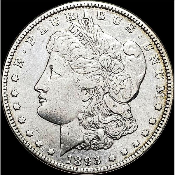 1893 Silver Morgan Dollar CLOSELY UNCIRCULATED
