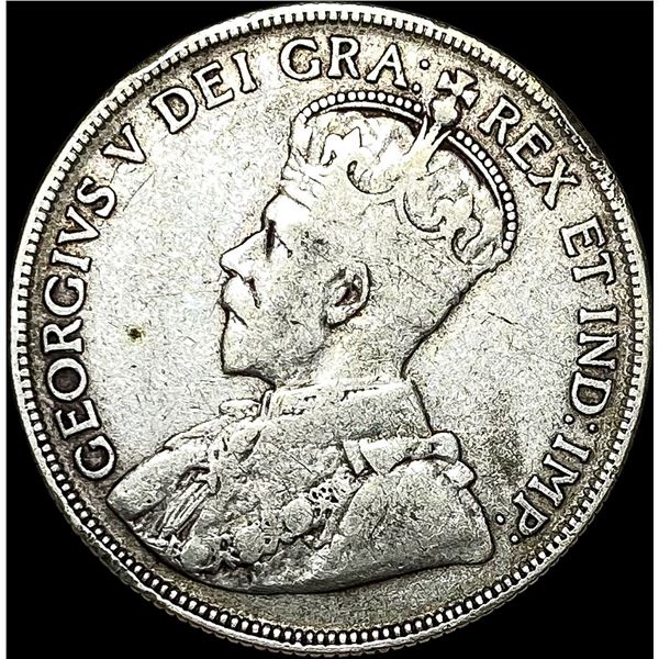 1936 Canada Silver 50 Cents LIGHTLY CIRCULATED