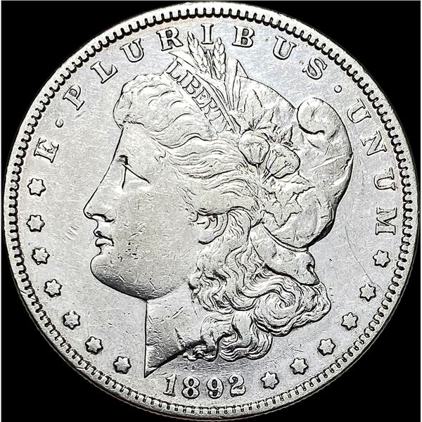 1892-S Silver Morgan Dollar NEARLY UNCIRCULATED