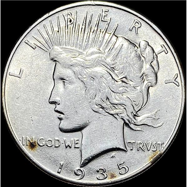1935 Peace Silver Dollar CLOSELY UNCIRCULATED