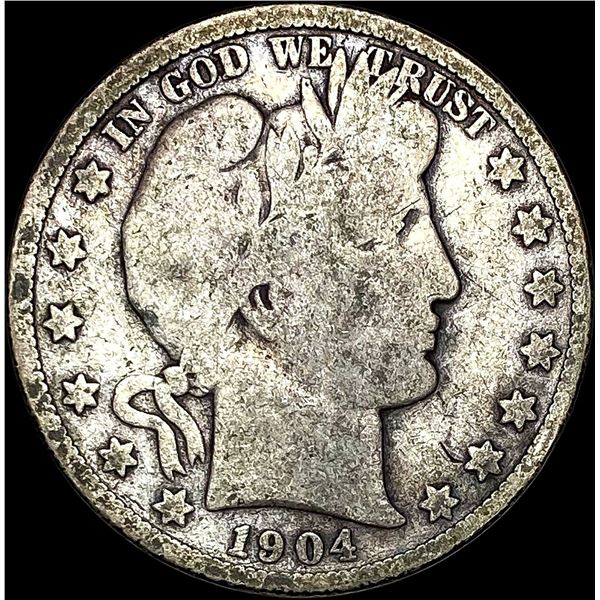 1904-S Silver Barber Half Dollar UNCIRCULATED
