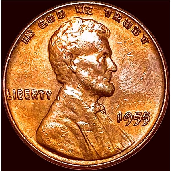 1955 DDO Lincoln Wheat Cent CHOICE AU