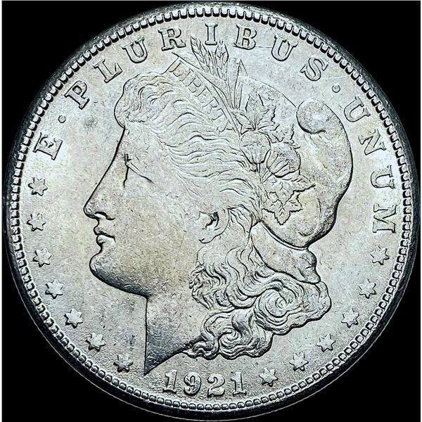 1921-S Silver Morgan Dollar CHOICE AU