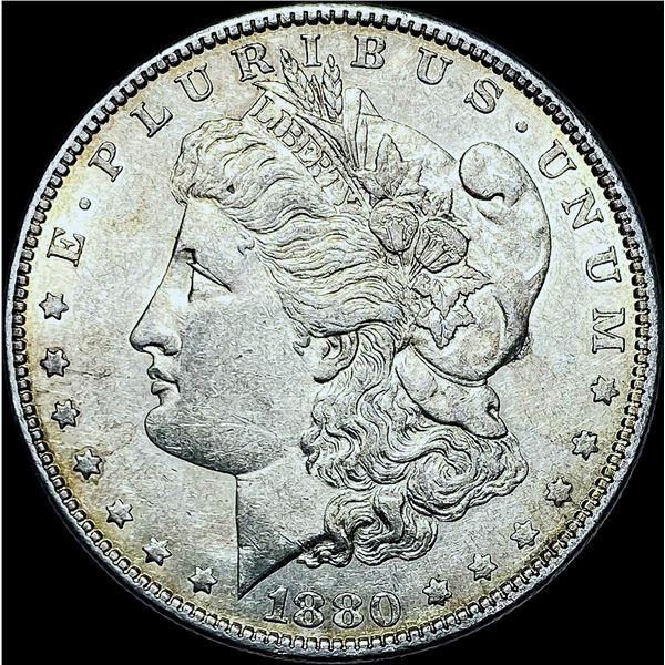 1880-O Silver Morgan Dollar CHOICE AU