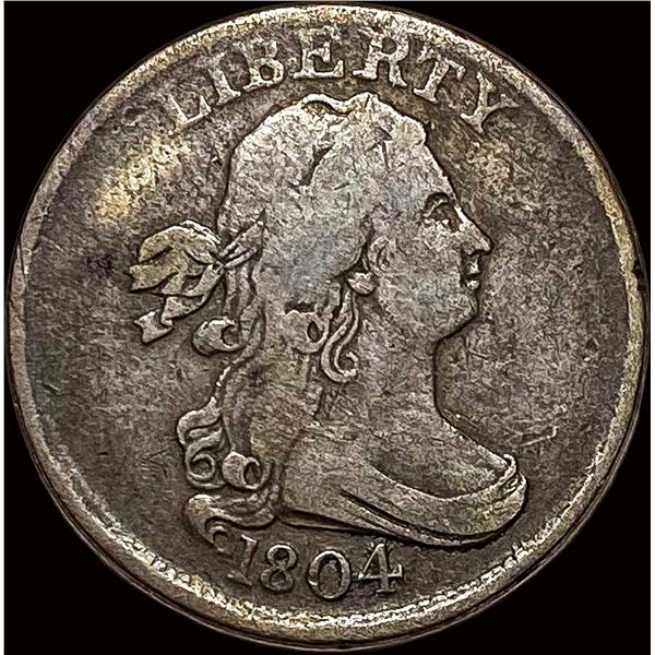 1804 Draped Bust Half Cent LIGHTLY CIRCULATED
