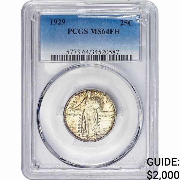 1929 Standing Liberty Quarter PCGS MS64 FH