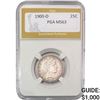 Image 1 : 1900-O Barber Quarter PGA MS63