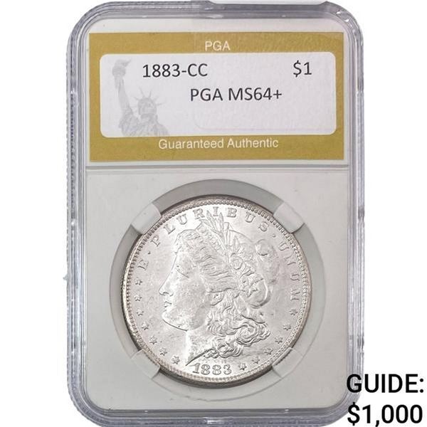 1883-CC Morgan Silver Dollar PGA MS64+