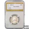 1935-S Washington Silver Quarter PGA MS65