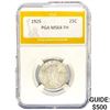 Image 1 : 1925 Standing Liberty Quarter PGA MS64 FH