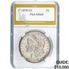 Image 1 : 1878-CC Morgan Silver Dollar PGA MS64